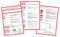 Papier Premiumdruck „Brandschutzordnung Teil B“ Aushang DIN 14096 3 Blatt | DIN A4 Made in Germany