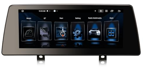 Erisin Qualcomm 10.25 Zoll 8-Kern 4GB+64GB Android 14 Autoradio GPS Navi für BMW 2er F45 F46 2er F22 NBT Unterstützt IPS Bluetooth 5.1 DAB+ Kabelloses CarPlay Android Auto DSP WiFi TPMS iDrive Can-Bus