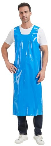 Nanxson unisex impermeabile grembiule da lavoro leggero in TPU grembiule da lavoro per cucina, industria, pulizia