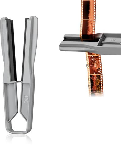 JJC 35mm 120 Negative Film Water Squeegee, Morbido Silicone Acqua Raschietto per 135 Camera Pellicole in Rotolo e 120 Medio Formato Film, Pellicola Negativa Acqua Rimuovere Strumento di Pulizia