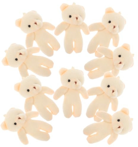 COSMEVIVI 12pièces Lot de Petits Ours Décoratifs Suspendus Figurines pour Maison Et Pendentifs Porte-clés