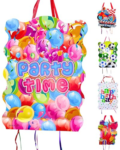 Piñata Kindergeburtstag - Piñata - Geburtstag - Pinata Kinder - Geschenk - Große Pinata zum Befüllen - Große Piñata - Jubiläum PARTY4EVER