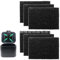 Mrltau 10 Pcs Biomülleimer Küche Kohlefilter (95 × 70mm), Aktivkohlefilter Matte für Joseph Joseph Mülleimer, Bio Mülleimer Zubehör, Komposteimer Küche Zubehör