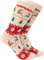 BRUBAKER 6 Paar Weihnachtssocken für Damen und Herren - Weihnachtsmuster Beige - Baumwolle Socken Weihnachten - Größe 35-40