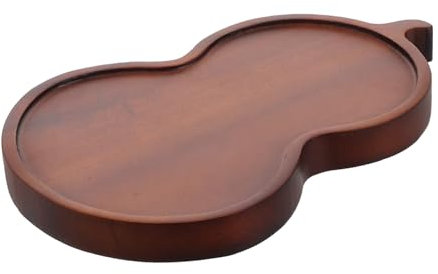 Cabilock Teetablett Aus Holz Chinesisches Gongfu-teeservice Zubehör Kürbis-käsetablett Mini-servierbrett Für Tee Leicht Zu Reinigen Und Zu Pflegen