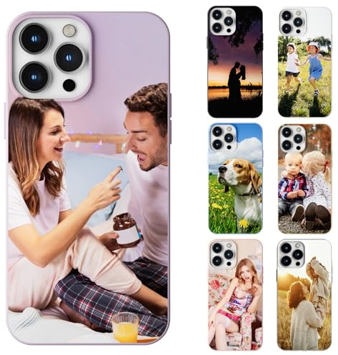 LQGBFCLK Personalised Photo Phone Case for iPhone 11 Pro, Customised Phone Case With Picture Photo Text, Shockproof Scratch-Resistant Phone Cover, Customised Gifts Perfect for Family
