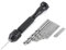 Mini exercice manuel avec 25 embouts HSS, 0,3-3,6 mm Pin Vise Tool Kit pour bois, plastique, résine, maquette de métier, forage manuel de bijoux pour amateurs et créateurs