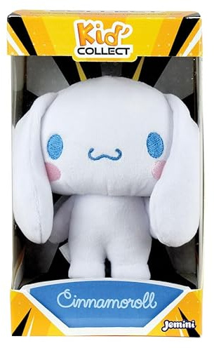 Jemini | Cinnamoroll Sanrio Kid'Collect Plüschtier | 13 cm | weiches Mini-Plüschtier zum Sammeln | ab Geburt | Kawaii-Freund von Hello Kitty | Geschenkidee für Babys, Mädchen, Jungen | 024552