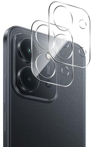 Lutree pour Xiaomi Redmi 15C 5G/4G Protection Caméra, 2 Pièces 9H Dureté HD Arrière Caméra Verre Trempé, Sans Bulle Anti-Rayures Protecteur D'écran - Transparent