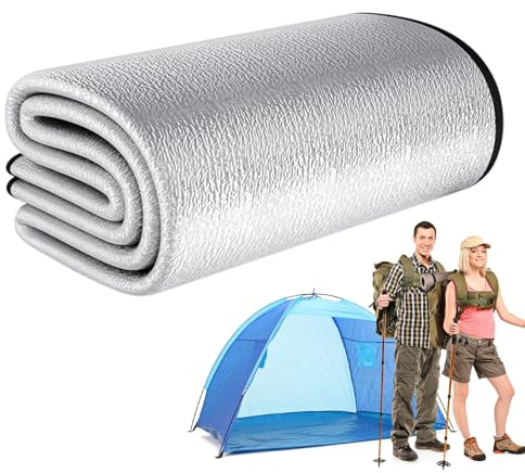 Campingmatte für Zelt, Decke mit doppelseitiger Aluminiumfolie