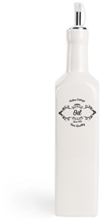 Excelsa Fine Quality Oliera con Beccuccio Versatore, Ceramica, Bianco Avorio, capacità: ml.500