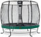 EXIT Toys Elegant Premium Rundes Trampolin - ø366cm - Mit Deluxe Sicherheitsnetz - Extra Starker und Stabiler Rahmen - Lange Federn - Rostfrei - Einfache Montage - Luxuriöse Ausführung - Grün