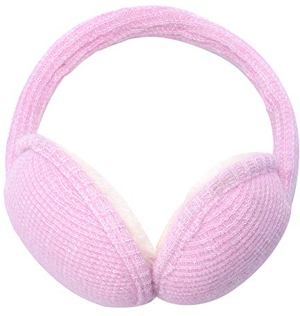 ZLYC Damen Winter Verstellbarer Ohrenschützer Ohrenwärmer Outdoor Earmuffs(Rosa)