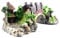 HPiano Aquarium Deko Höhle Aquarium, das dekorative Brücke landschaftlich gestaltet Baumstamm Holz Polyresin Landschaft,Brücke Ornament Umweltschutz landschaftlich ideal für kleine Garnele Fisch