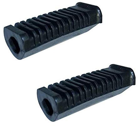 2 almohadillas de apoyo de pie de 105 mm universales para moto, moto, scooter, quad, pedal, manguito protector de calle.