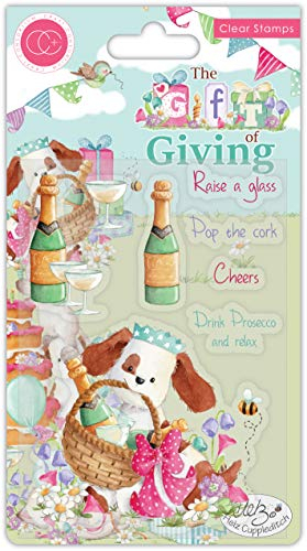 Craft Consortium The Gift of Giving Clear Stamps Pop the Cork
