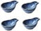 Arefen Ceramic Blue Sauce Cups Soy Sauce Dish Pinch Bowls Dipping Sauce Dish Bowls Dip Bowls Sauce Bowls Small Bowl for BBQ and Other Party Home Dinner Set of 4