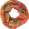 fashionchimp Damen-Loop mit Kreis-Muster, Psychedelic-Print, Schlauchschal, Sommer-Schal für Damen (09)