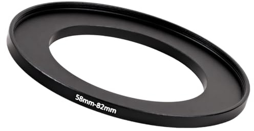 Step-Up Ring Filteradapter 58 mm auf 82 mm (58 mm - 82 mm) Kamerafilterring für 82 mm UV ND CPL Filter (MPIXO)