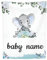LDFHOIN Babydecke mit Namen und Datum Flanell personalisierte kuscheldecke Baby Geschenke Geburt 70 x 100 cm (75 x 100 cm + Personalisierung)