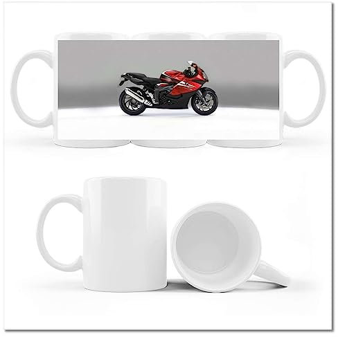 Kaffee Tee Tasse mit Foto rot BMW Speeder Nr.H8015M_Cup