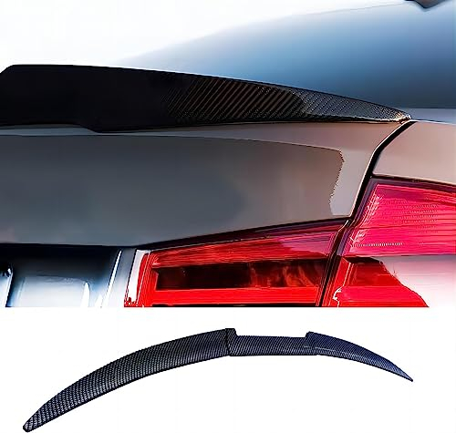 Auto Heckspoiler für Volkswagen VW Passat Sedan B8 B7 B6 B5 B4 / CC Coupé, Kofferraumspoiler Heckflügel Lippe Dekoration Car Tuning Styling Zubehör,Carbon Fiber Color