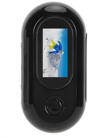 Mini Cámara Corporal con Grabación de Audio y Vídeo, Cámara Inalámbrica de Bolsillo, Grabadora de Vídeo Portátil, Mini Cámara de Acción para Vlog, Viajes, Deportes, 128 GB (Black)