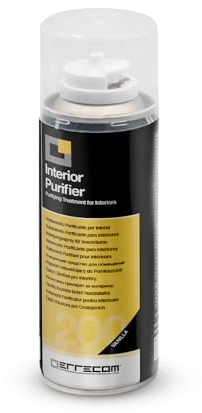 Errecom Interior Purifier, Tratamiento purificante para Internos y Habitáculos- fragancia de Vainilla – 200 mL