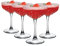 Pasabahce Timeless Champagne Saucers - 255ml - Pack of 4 - Cocktails Red Wine White Wine Champagne Glasses Dishwasher Safe Saucers for Parties, Special Occassions