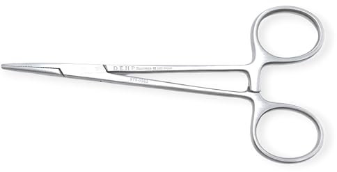 DE Healthcare Products – gerade Klemme, Piercing-Klemme aus Edelstahl, Hakenlöser zum Angeln, 13 cm lang