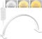 Bemoauty Half Moon Light Nail Desk Lamp, 21.65 Inch Foldable Nail Light for Desk with Stepless Brightness, 3000-6500K, Nail Tech Lamp for Manicure Lash Extension Tattoo Eyebrows