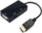 Multi-funzione Displayport Dp a HDMI/DVI/VGA maschio a femmina adattatore 3-in-1 cavo convertitore