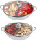 Hot Pot - Olla con divisor, acero inoxidable 304, con tapa de cristal, juego de ollas para inducción, cocinas de gas y hornos (28 cm)