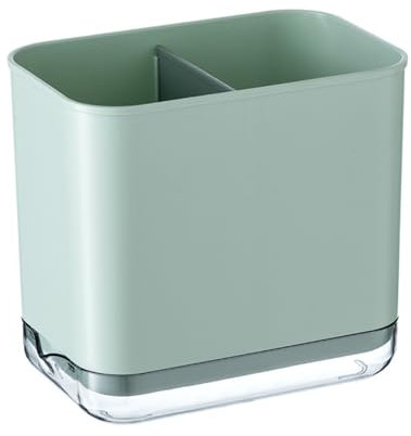 Plastic Chopstick Holder, Creative Compartment Cutlery Drainer Holder Utensil Drying Rack for Chopsticks Spoons Forks (Green)