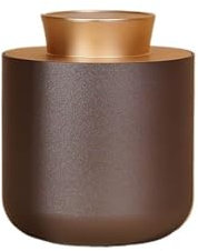 Contenitore rotondo sigillato a doppio strato per tè sfuso, barattolo di latta vuoto con coperchio, soluzione ideale per la casa e l'ufficio