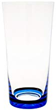 Bohemia Kristall Gläser - Jive - 6 er Set - 400 ml (Blau - Schwarz)