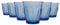 Duralex Verres è Boire Picardie - Gobelets 250 ML pour Eau, jus - Bleu - Paquet de 12