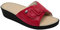 Scholl Women New Massage Sandal, red, 41 EU