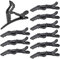 Pinze per Capelli Clip 10 pz - Coccodrillo Pinze per Capelli Professionali, Mollette Fermagli a Coccodrillo per Capelli Styling, Sectioning, Arricciato, con Impugnatura Antiscivolo