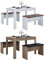 VCM Essgruppe | Küchentisch Set |Tischgruppe | Maße Tisch ca. H. 75 x B. 110 x T. 70 cm | Mit Zwei Sitzbänke | Esstisch Set - Esal XL