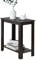 [en.casa] Beistelltisch Sofatisch 60x30x61,3cm Telefontisch Kaffeetisch braun