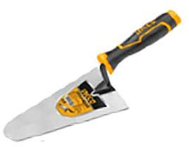 Ingco Hbt738 Cazzuola Da Muratore A Punta Tonda Da 180 Mm 18 Cm 7 Con Manico In Plastica
