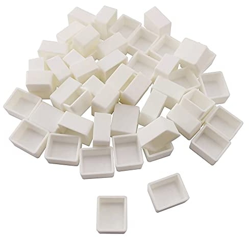 Aquarelle Peinture Pan,50 pcs Plastique Casseroles Vides Palette Aquarelle, Aquarelle Peinture Pots Boîtes,pour de l'art, Huile ou Acrylique(Casserole Pleine)