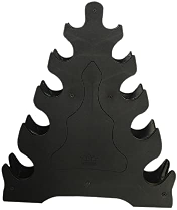 Perfeclan Hantelständer, Multifunktionaler Hantelbaum, Kurzhantel Hantelablage, 5 Gymnastikhanteln Belastbar 33x28x9cm Schwarz