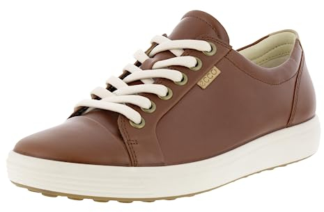 ECCO Damen Soft 7 Shoe, Cognac, 37 EU