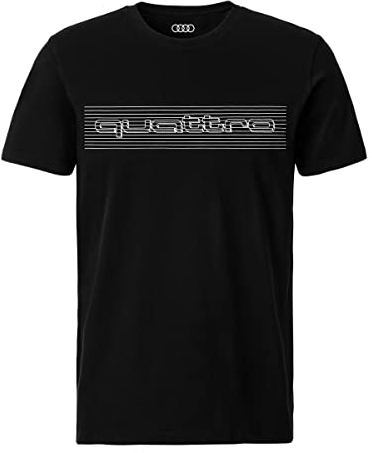 Audi collection Herren 3132102404 T-Shirt, Schwarz, L