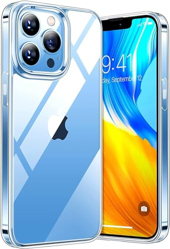 Klar Silikon Hülle kompatibel mit iPhone 14 Pro Max Transparent Ultra Dünne klare weiche TPU Handyhülle Flexible Crystal Clear Case Cover Bumper Rückseite