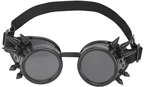 VGEBY Vintage-Brille, Winddichte Sonnenbrille Im Vintage-Stil, ABS-Industrie-Vintage-Spikes, Steampunk, Einzigartige Brille, Fahrradbrille