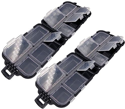 BESPORTBLE 2stücke wasserdichte Für Köder Und Zubehör Kompakter Tackle Organizer Mit Mehreren Fächern Für Angler Für Outdoor-