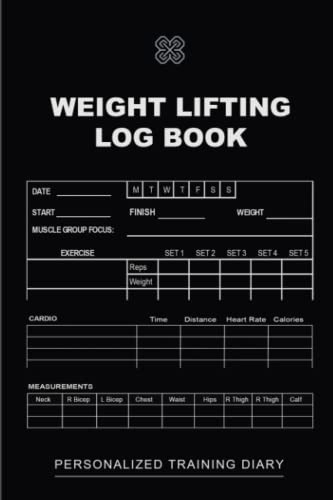 Weight Lifting Log Book: Fitness Notebook and Workout Planner for Men and Women. Gym, Fitness, and Training Diary - 120 Pages 6 x 9 Soft Matte Cover